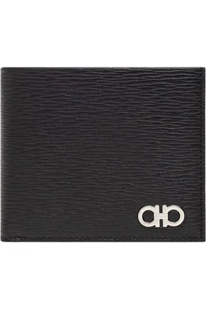 Salvatore Ferragamo Tilbehør, Herre, Sort, ONE SIZE, Læder, Gancini Wallet