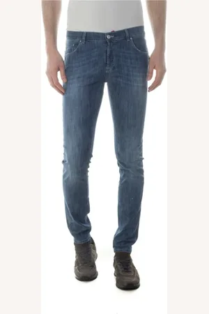 D.A. Daniele Alessandrini Jeans, Herre, Blå, W38, Bomuld, Jeans