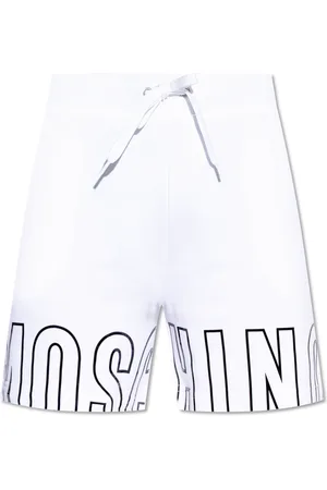 Moschino Shorts, Herre, Hvid, XS, Bomuld, Logo shorts fra undertøjssamlingen
