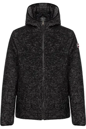 Colmar Sweathshirts & Hoodies, Herre, Sort, XL, Uld, Sort Hættetrøje i Uldblanding Aw23