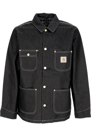 Carhartt Jakke, Herre, Sort, XL, Denim, Denim Chore Coat Jakke