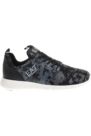 EA7 Sko, Herre, Sort, 42 EU, Training Sneakers