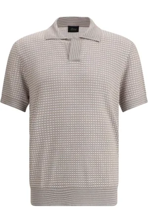 BRIONI Top, Herre, , XL, Silke Tjek Polo Skjorte
