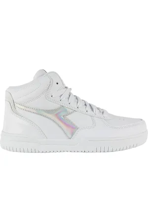 Diadora Sko, Dame, Hvid, 37 EU, Læder, Raptor Low Sneakers