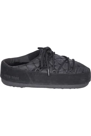 Moon Boot Sko, Herre, Sort, 39 EU, Quilted snørestøvler