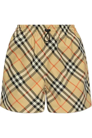 Burberry Shorts, Dame, , 4XS, Polyester, Check Pattern Shorts