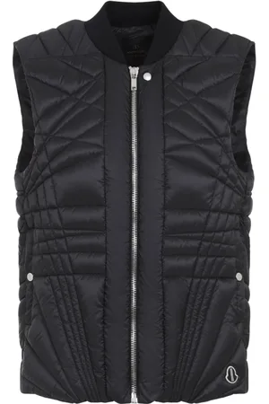 Moncler Jakke, Dame, Sort, XS, Polyester, Megapenta Flight Vest