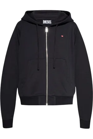 Diesel Sweathshirts & Hoodies, Dame, Sort, XS, Bomuld, F-Reggy Hættetrøje