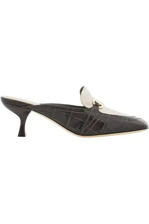 Salvatore Ferragamo Sko, Dame, Brun, 39 EU, Brun Sabot sko til mænd