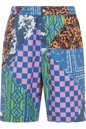 MARCELO BURLON Shorts, Herre, Flerfarvet, L, Polyester, Short Mix & Match
