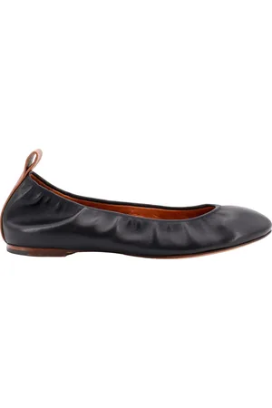 Lanvin Sko, Dame, Sort, 36 EU, Læder, Læder Ballerina Sko