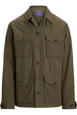 Ralph Lauren Jakke, Herre, Grøn, M, Bomuld, Frakker Grøn