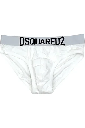 Dsquared2 Undertøj, Herre, Hvid, 2XL, Bomuld, Logo Elastik Underbukser