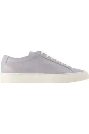 COMMON PROJECTS Sko, Dame, Blå, 39 EU, Læder, Læder Sneakers - Rund Tå, Snørelukning