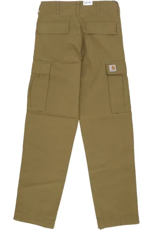 Carhartt Bukser, Herre, Grøn, W34 L32, Bomuld, Slidstærke cargobukser med lommer