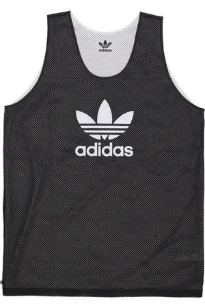adidas Top, Herre, Sort, XL, Polyester, Vendbar Mesh Basketball Tanktop