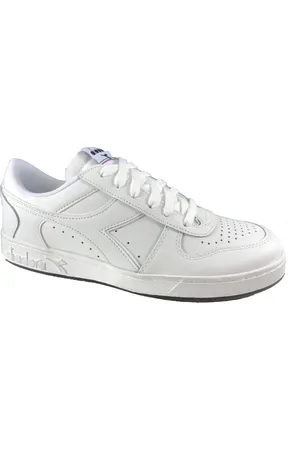 Diadora Sko, Herre, Hvid, 39 EU, Læder, Magic Basket Low Sneakers
