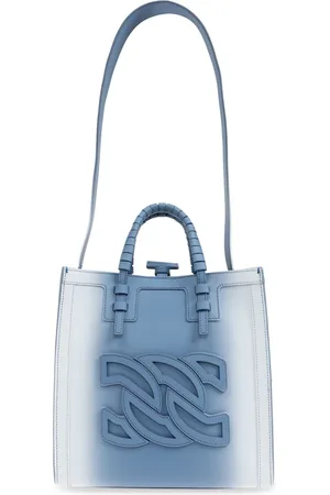 Casadei Taske, Dame, Blå, ONE SIZE, Uld, Beaurivage Mini Shopper Taske