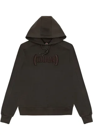 Colmar Sweathshirts & Hoodies, Herre, Grå, 2XL, Bomuld, Grå Hættetrøje i Sporty Stil