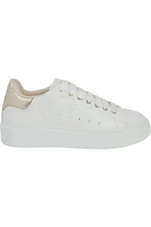 Crime london Sko, Dame, Hvid, 36 EU, Uld, Stilfulde Sneakers