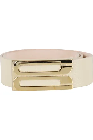 Victoria Beckham Tilbehør, Dame, Hvid, 70 CM, Elegant Frame Bælte
