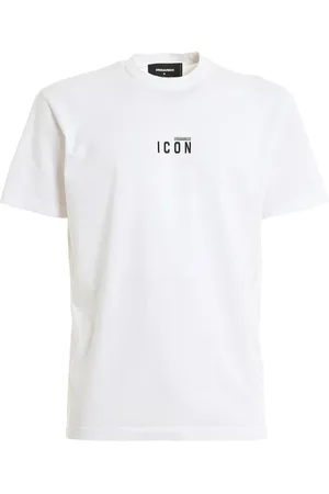 Dsquared2 Top, Herre, Hvid, S, Bomuld, Mini Logo Icon T-Shirt