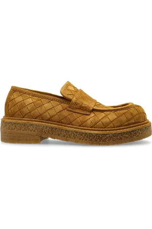 Bottega Veneta Sko, Herre, Brun, 40 EU, Suede, Haddock Loafer