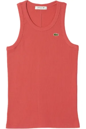 Lacoste Top, Dame, Lyserød, S, Bomuld, Ærmeløs top