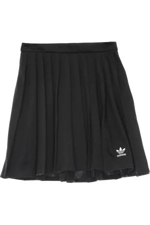 adidas Nederdel, Dame, Sort, 2XL, Polyester, Plisseret kort nederdel