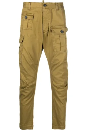 Dsquared2 Bukser, Herre, Grøn, XL, Bomuld, Cargo Pants
