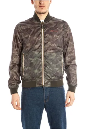 Emporio Armani Jakke, Herre, Grøn, XL, Uld, Stilfuld Denim Jakke