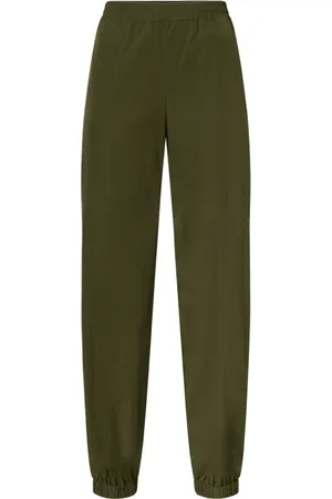 Fabiana Filippi Bukser, Dame, Grøn, S, Uld, Fluid Loose Fit Joggingbukser