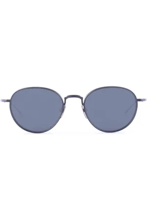 Thom Browne Tilbehør, Herre, Sort, ONE SIZE, Runde solbriller