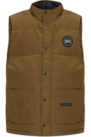 Canada Goose Jakke, Herre, Grøn, L, Tyl, Down Vest Freestyle