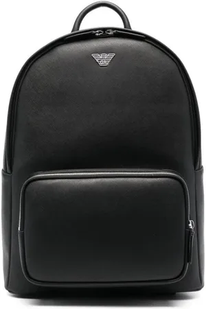 Emporio Armani Taske, Herre, Sort, ONE SIZE, Uld, Rygsæk