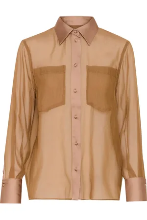 INWEAR Bluser & Skjorter, Dame, , XL, Polyester, Honey Ginger Skjortebluse