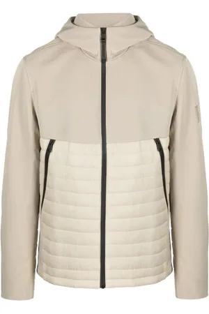 Calvin Klein Jakke, Herre, Grå, XL, Uld, Quilted Mix Media Casual Jakke