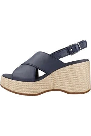 Clarks Sko, Dame, Blå, 39 EU, Suede, Manon Wish Wedges