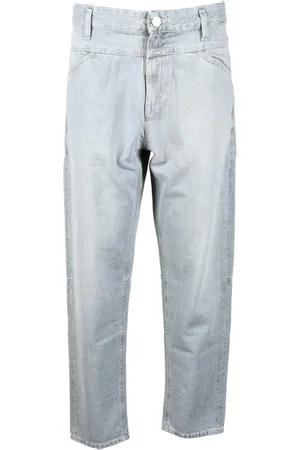 Closed Jeans, Dame, Grå, W28, Bomuld, Straight Jeans