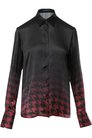 ERMANNO SCERVINO Bluser & Skjorter, Dame, Flerfarvet, S, Bomuld, Casual Skjorte med Unikt Design
