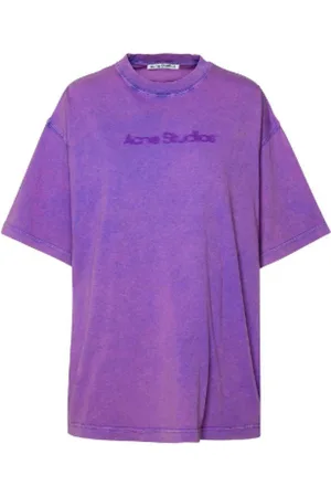 Acne Studios Top, Herre, Lilla, M, Bomuld, T-Shirt