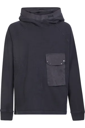 Ten Cate Sweathshirts & Hoodies, Herre, Blå, L, Bomuld, Cargo-pocket Detail Hoodie