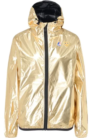 Comme des Garçons Jakke, Herre, Gul, S, Bomuld, Gold Emblem Jakke