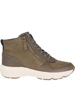 Clarks Sko, Dame, Grøn, 40 EU, Uld, Lace-Zip Støvle