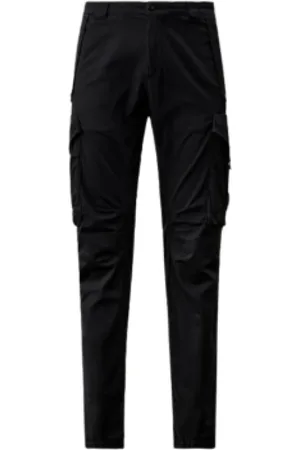 C.P. Company Bukser, Herre, Sort, S, Bomuld, Cargo Pant med knappet talje