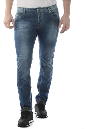 D.A. Daniele Alessandrini Jeans, Herre, Blå, W29, Bomuld, Jeans