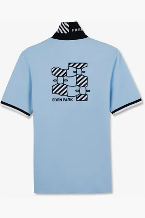 Eden Park Top, Herre, Blå, M, Bomuld, Polo