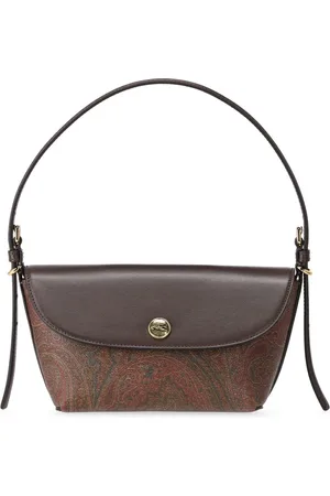 Etro Taske, Dame, Brun, ONE SIZE, Uld, Chic Paisley Jacquard Håndtaske