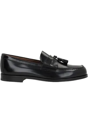 Prada Sko, Herre, Sort, 40 EU, Sort Loafer Sko til Mænd
