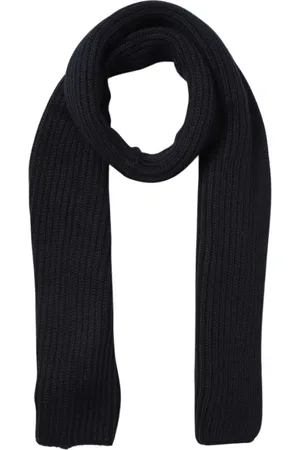 Dondup Tilbehør, Herre, Sort, ONE SIZE, Uld, Uld Logo Halstørklæde